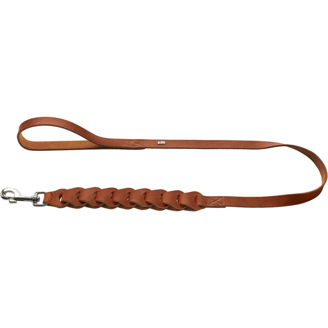 Hunter Leash Solid Education Chain Cognac