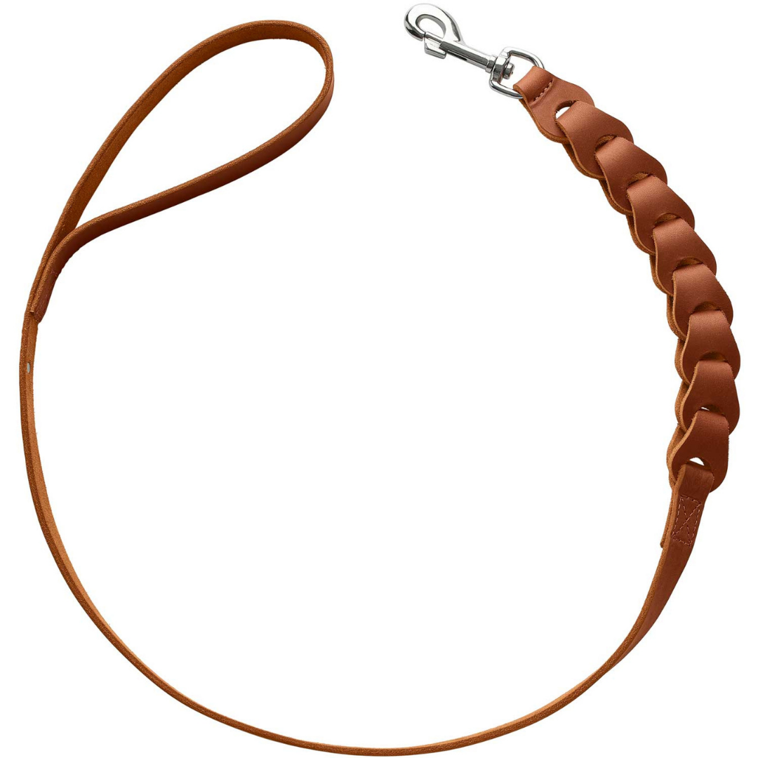 Hunter Leash Solid Education Chain Cognac